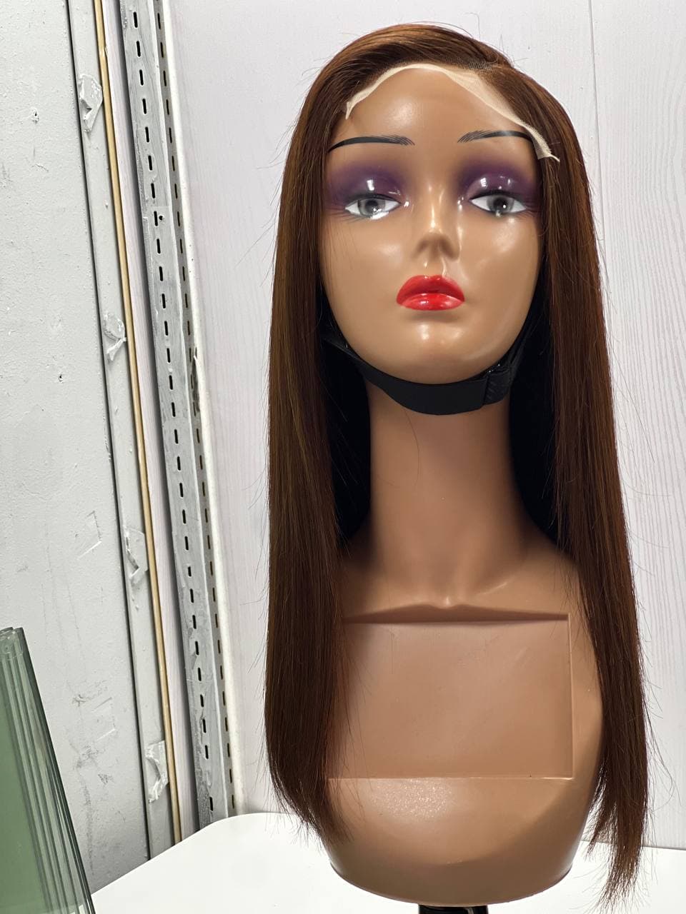 12A 5*5Lace Glueless Straight Wigs Vietnamese Human Hair - 1B/4