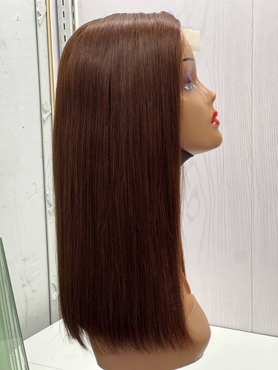 12A 5*5Lace Glueless Straight Wigs Vietnamese Human Hair - 1B/4
